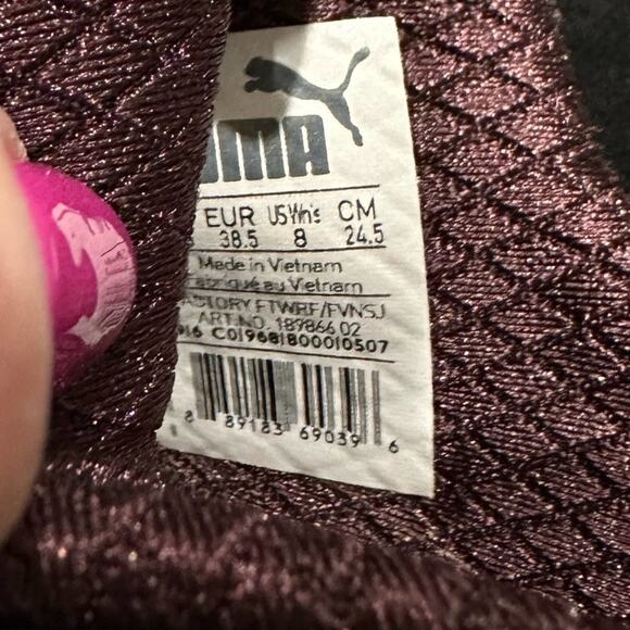 Puma Womens Fierce KRM Winetasting 18986602 Purple Running Shoes Sneakers Sz 8 - Picture 7 of 7
